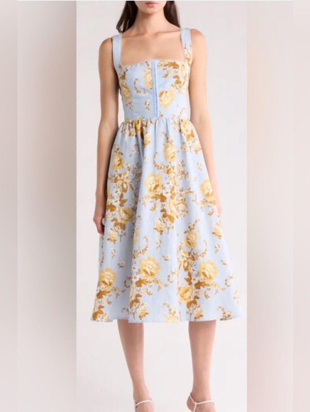 NWT Reformation Tagliatelle Midi dress in Heavenly print Size 8